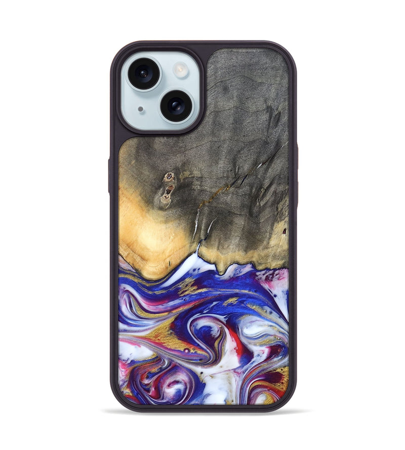 iPhone 15 Wood Phone Case - Kole (Merica, 820445)
