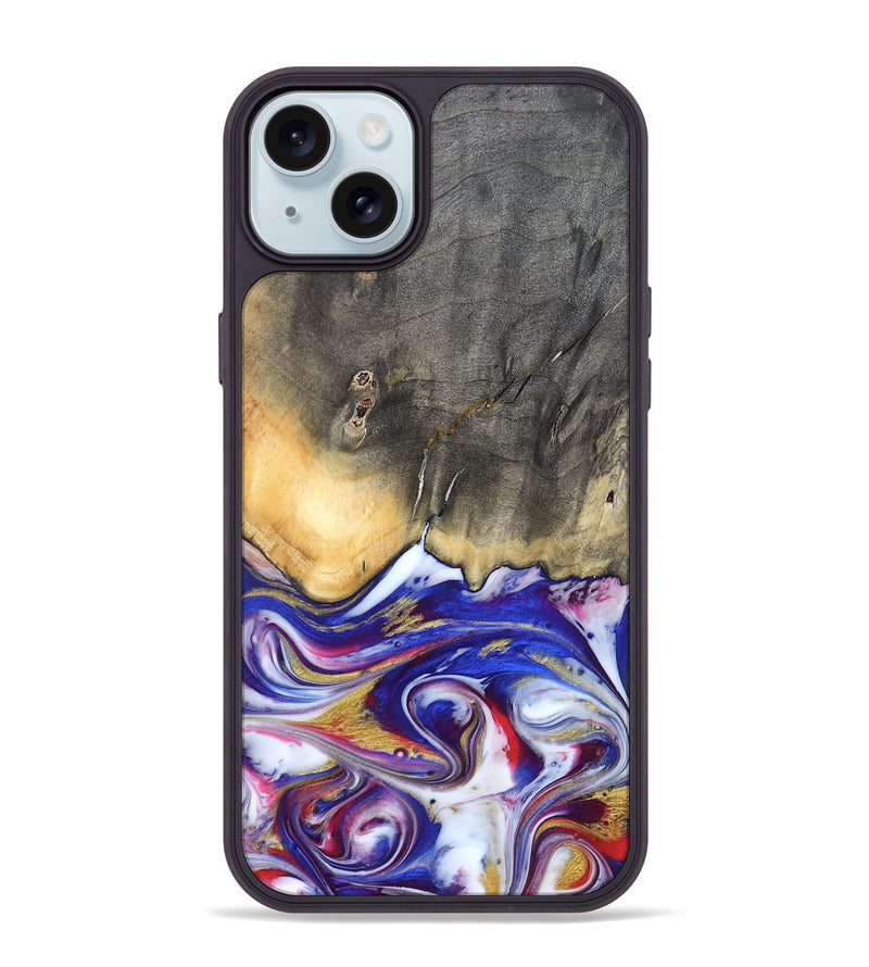 iPhone 15 Plus Wood Phone Case - Kole (Merica, 820445)