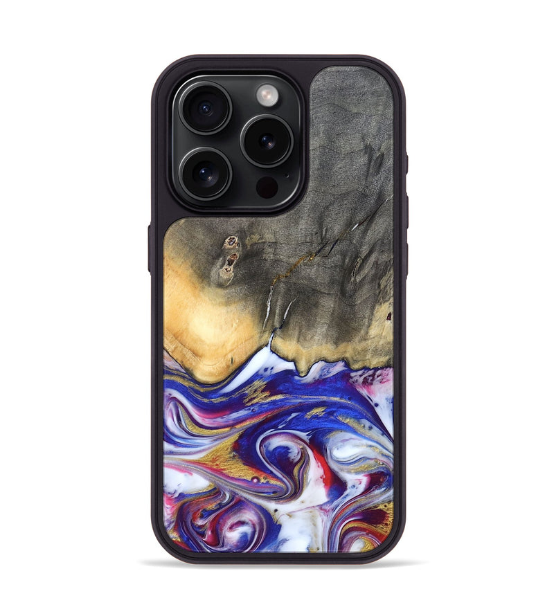 iPhone 15 Pro Wood Phone Case - Kole (Merica, 820445)