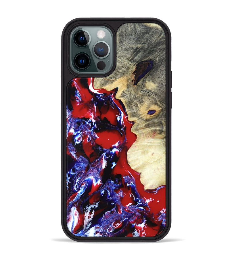 iPhone 12 Pro Max Wood Phone Case - Curtis (Merica, 820446)