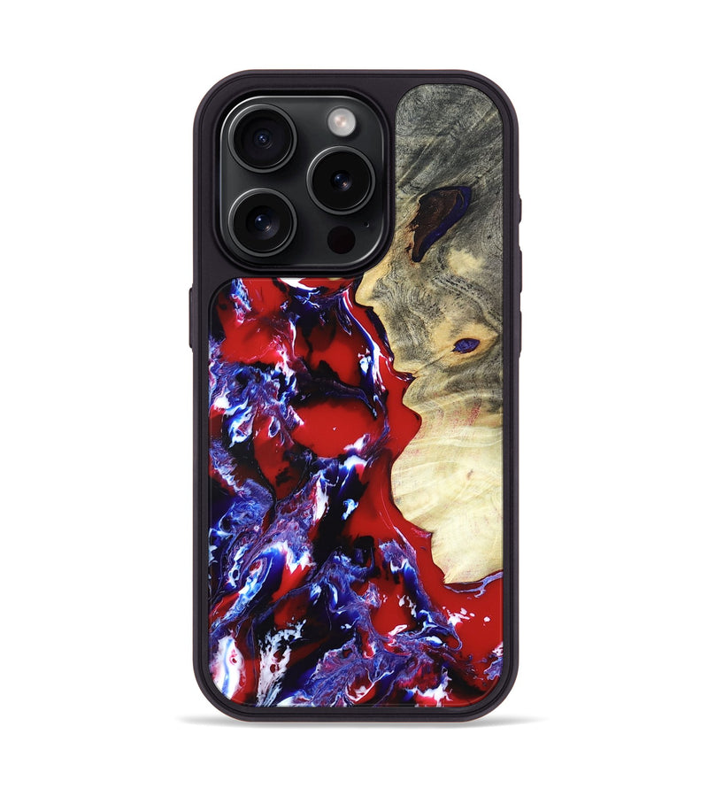 iPhone 15 Pro Wood Phone Case - Curtis (Merica, 820446)