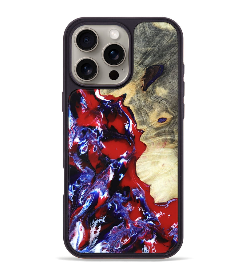 iPhone 16 Pro Max Wood Phone Case - Curtis (Merica, 820446)