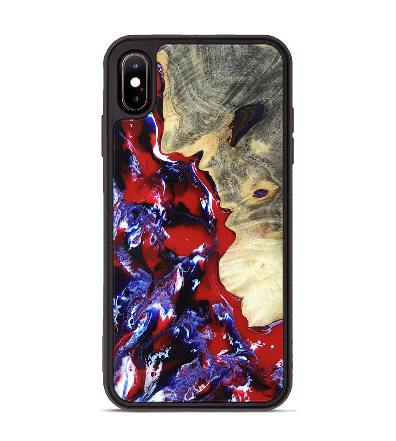 iPhone Xs Max Wood Phone Case - Curtis (Merica, 820446)