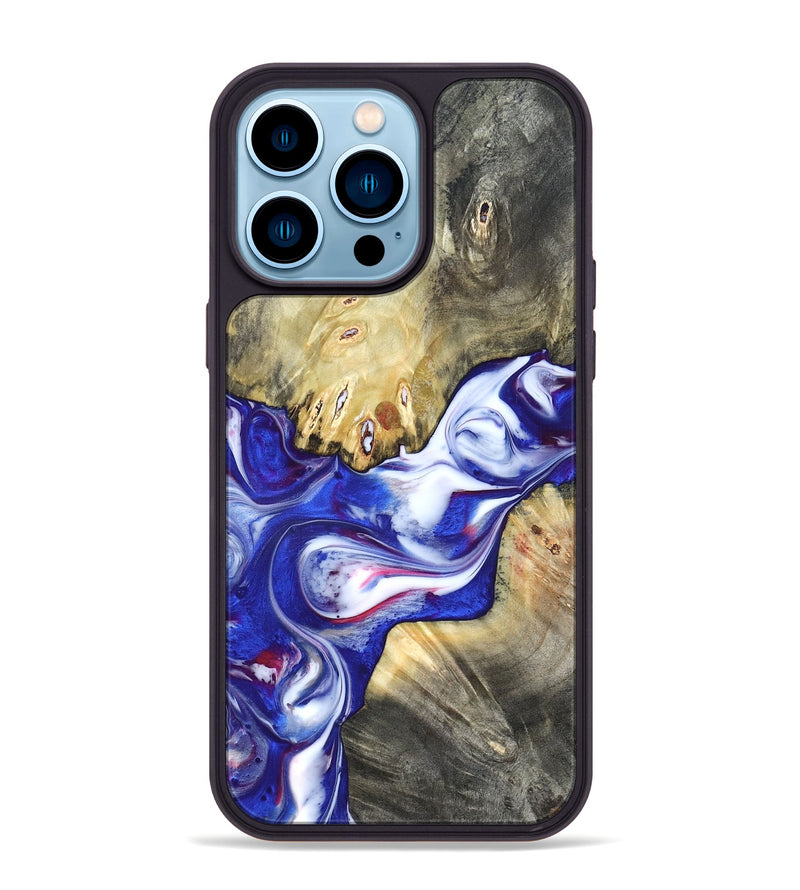 iPhone 14 Pro Max Wood Phone Case - Stone (Merica, 820452)