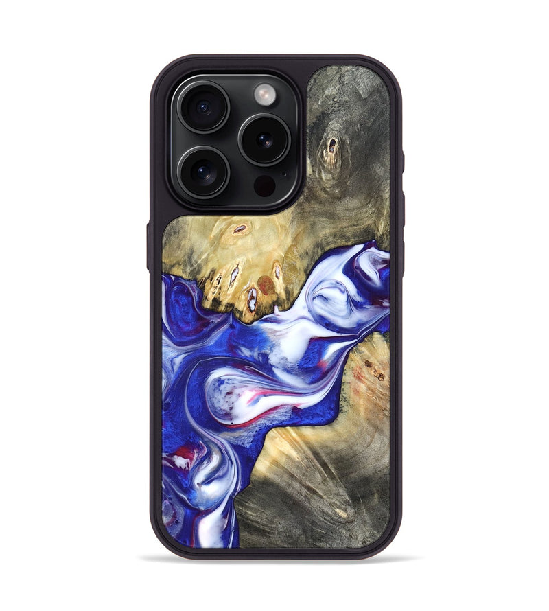 iPhone 15 Pro Wood Phone Case - Stone (Merica, 820452)