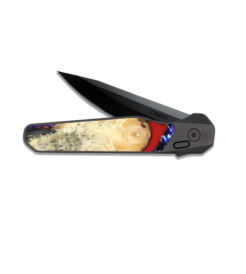 EDC Dark Slate Wood Pocket Knife - Verla (Merica, 820453)