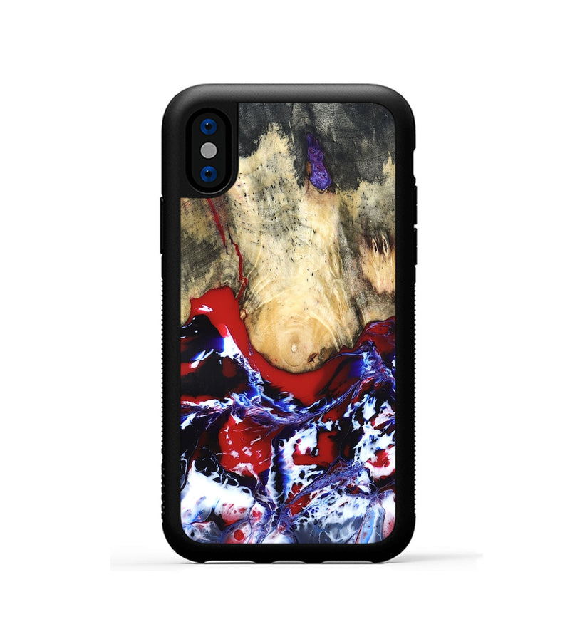 iPhone Xs Wood Phone Case - Verla (Merica, 820453)