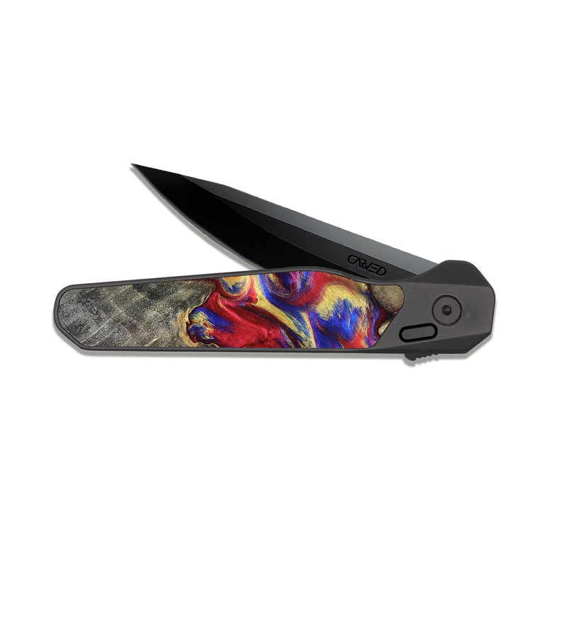 EDC Dark Slate Wood Pocket Knife - Kane (Merica, 820454)