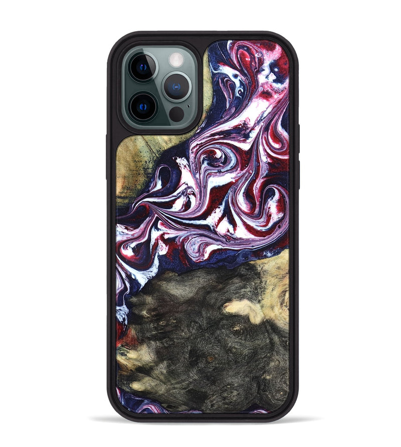 iPhone 12 Pro Max Wood Phone Case - Uriah (Merica, 820455)