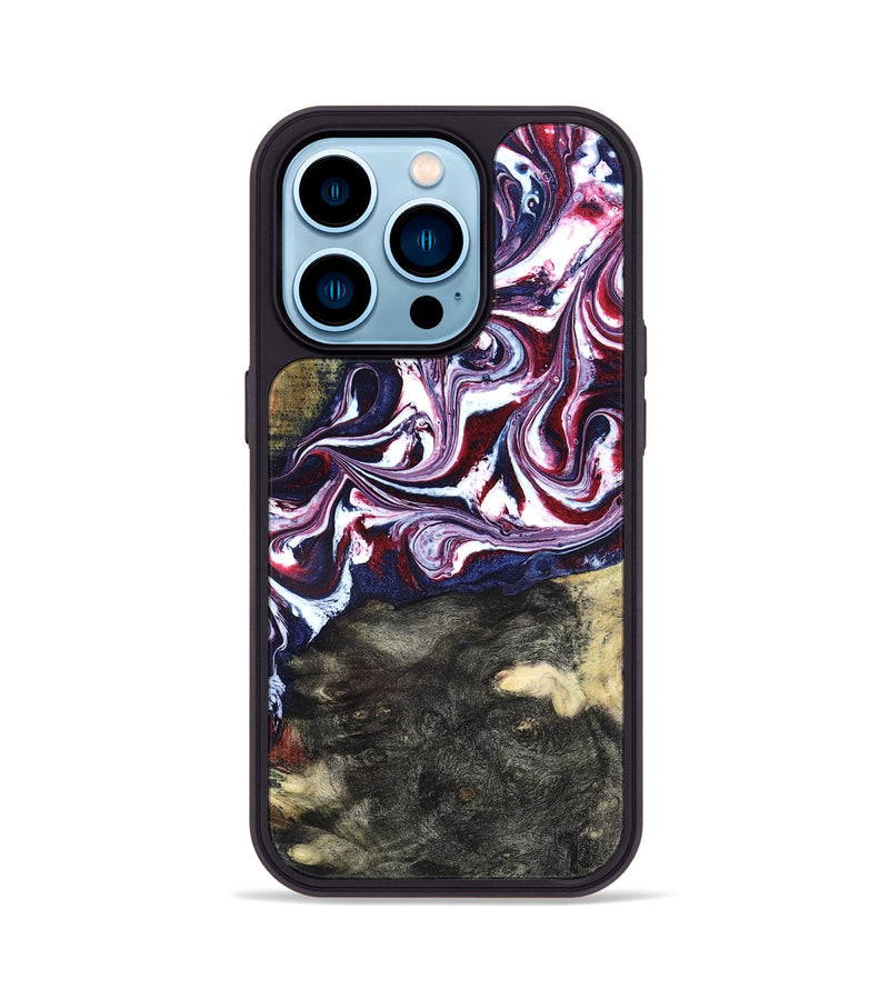 iPhone 14 Pro Wood Phone Case - Uriah (Merica, 820455)