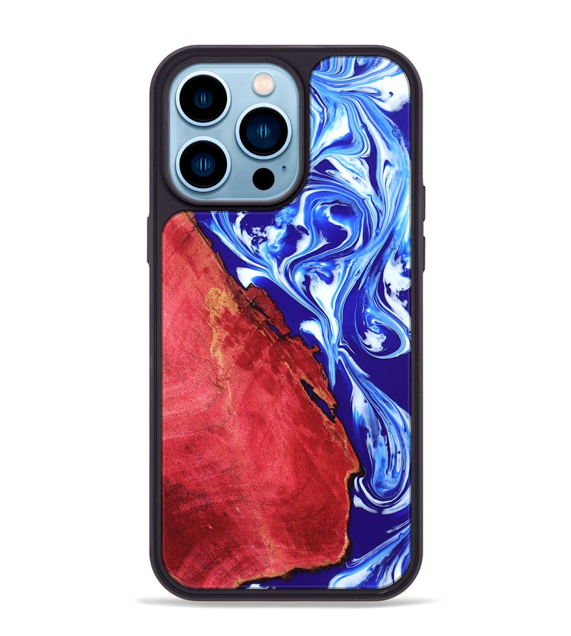 iPhone 14 Pro Max Wood Phone Case - Suzan (Merica, 820456)