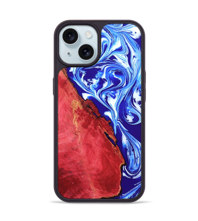 iPhone 15 Wood Phone Case - Suzan (Merica, 820456)