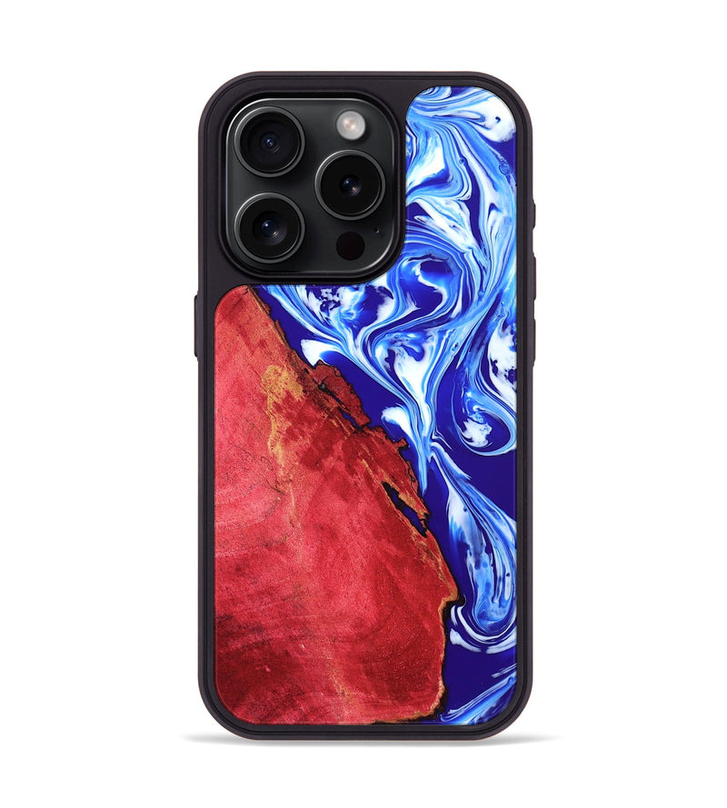 iPhone 15 Pro Wood Phone Case - Suzan (Merica, 820456)