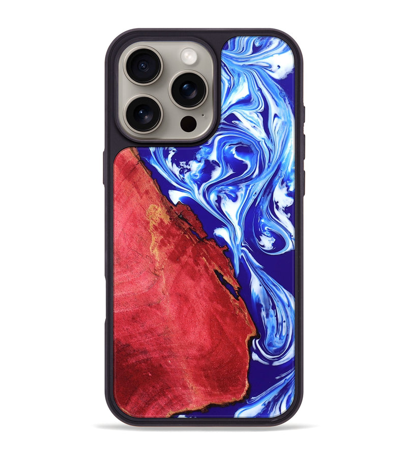 iPhone 16 Pro Max Wood Phone Case - Suzan (Merica, 820456)