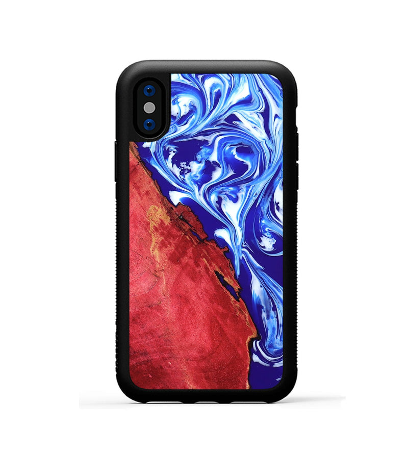 iPhone Xs Wood Phone Case - Suzan (Merica, 820456)