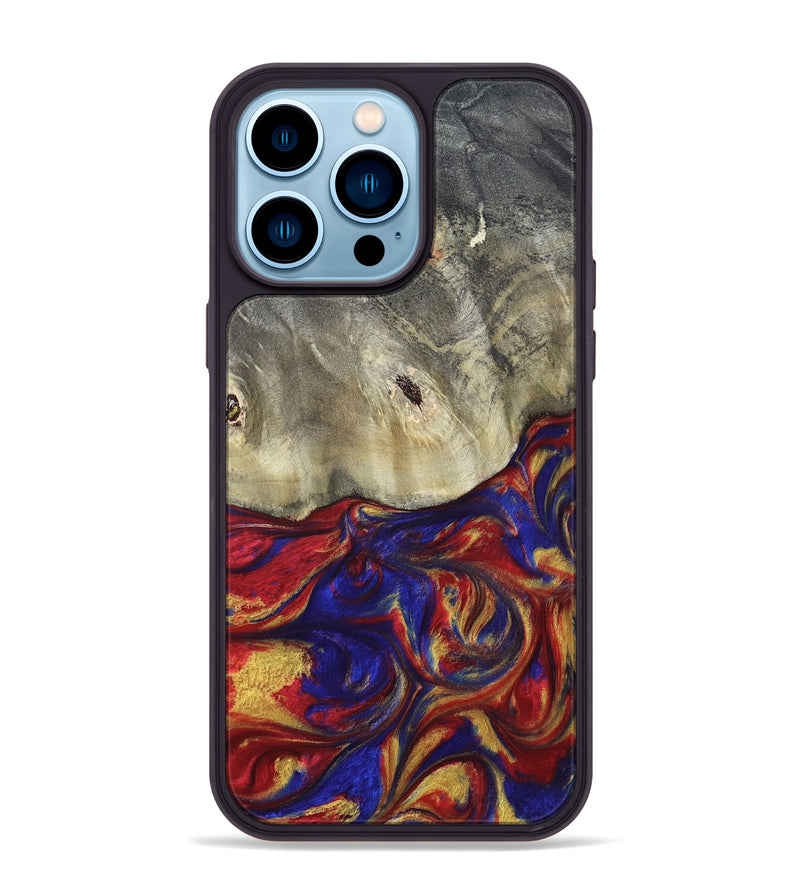 iPhone 14 Pro Max Wood Phone Case - Mariam (Merica, 820460)