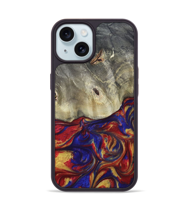 iPhone 15 Wood Phone Case - Mariam (Merica, 820460)