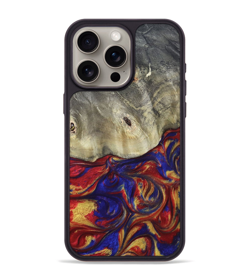 iPhone 15 Pro Max Wood Phone Case - Mariam (Merica, 820460)