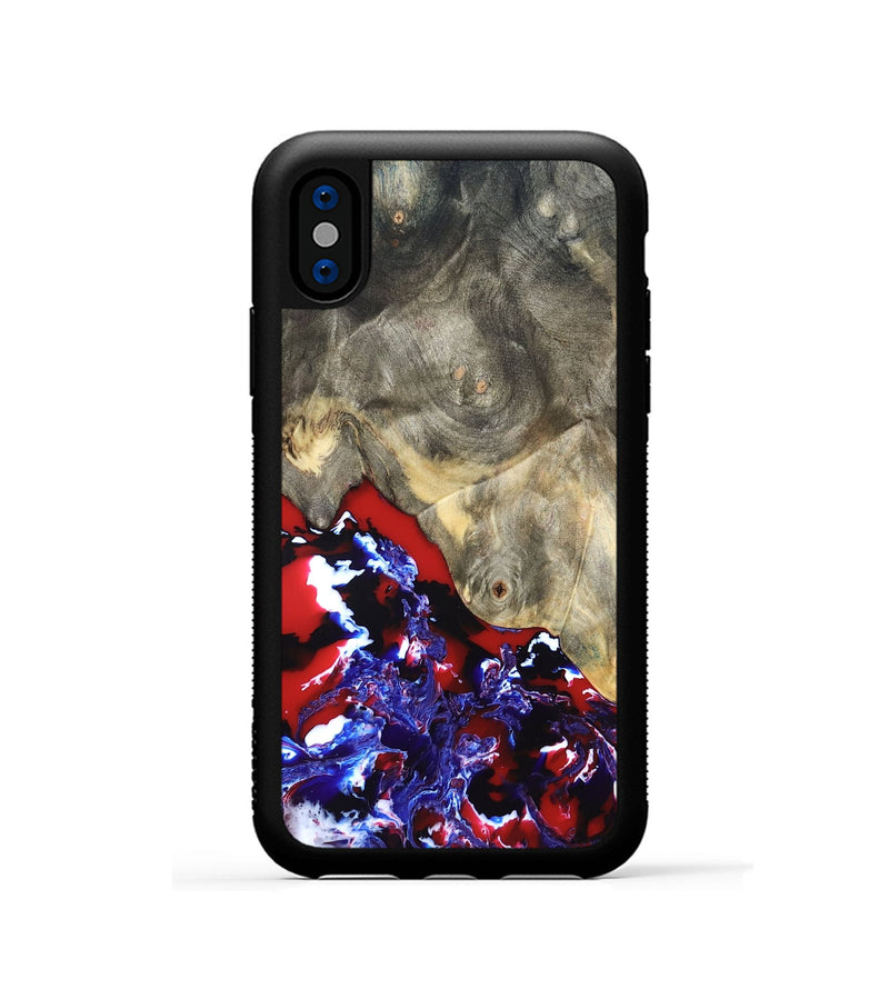 iPhone Xs Wood Phone Case - Connie (Merica, 820462)