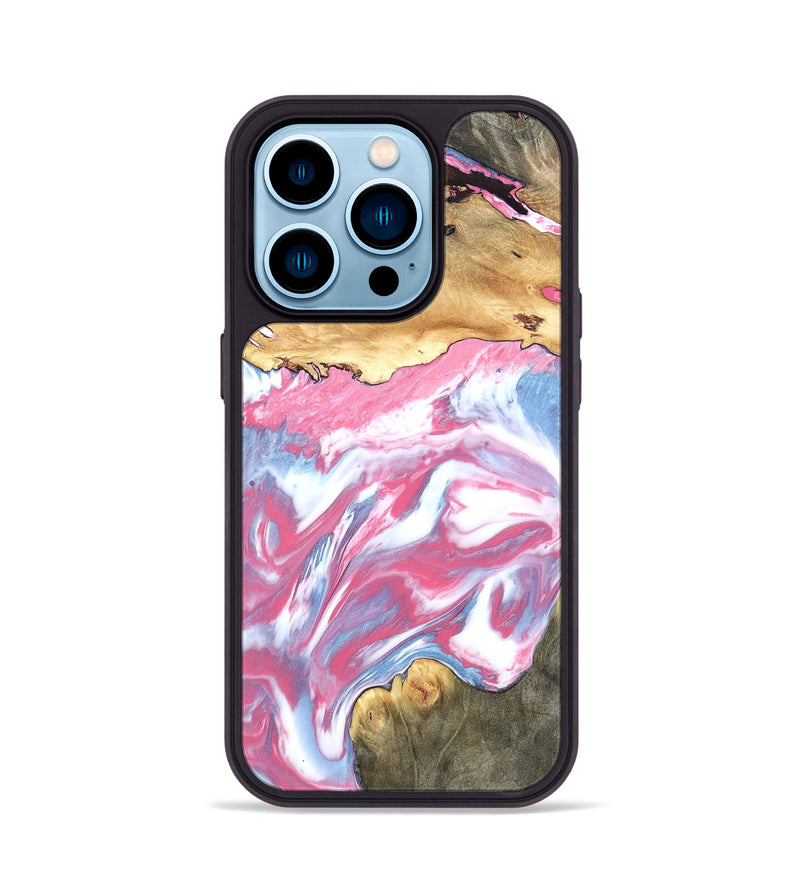 iPhone 14 Pro Wood Phone Case - Rosalyn (Merica, 820463)