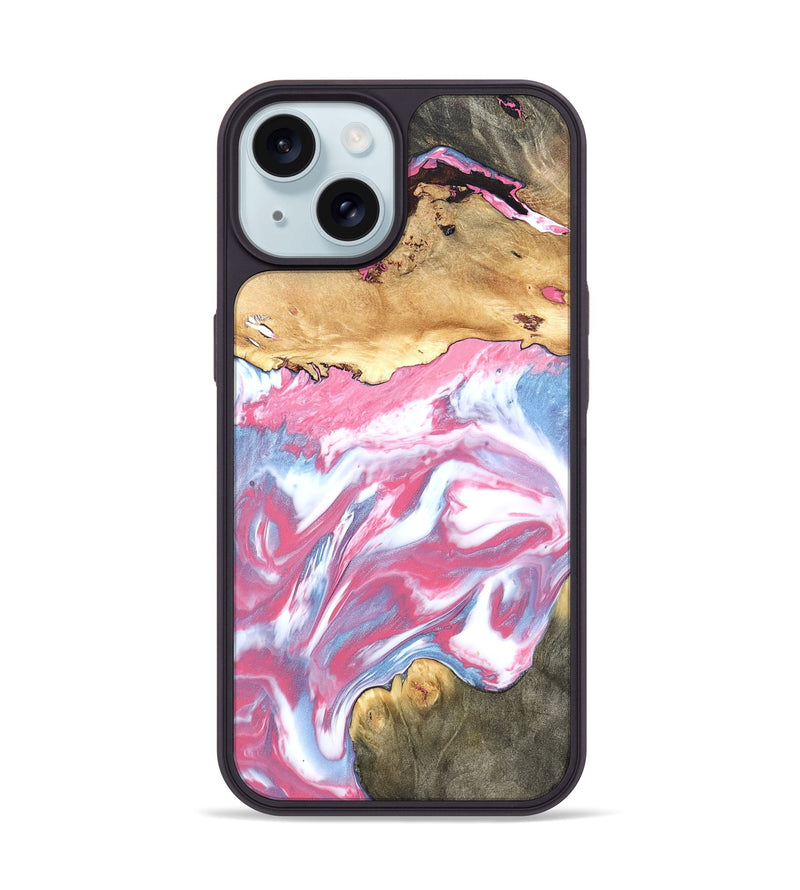 iPhone 15 Wood Phone Case - Rosalyn (Merica, 820463)