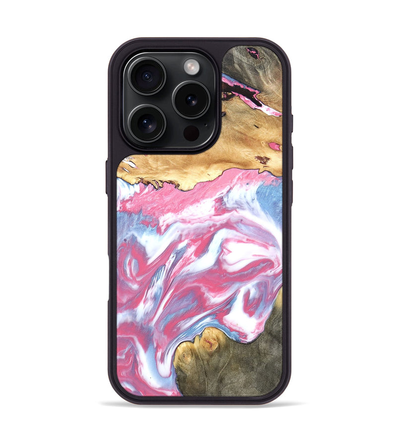 iPhone 16 Pro Wood Phone Case - Rosalyn (Merica, 820463)