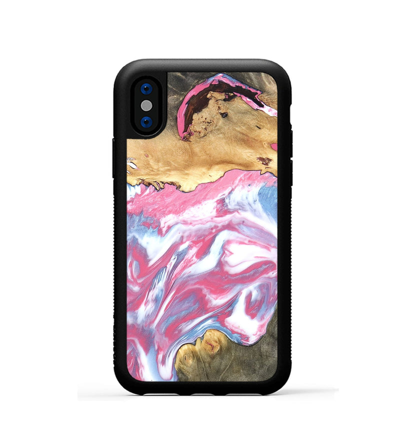 iPhone Xs Wood Phone Case - Rosalyn (Merica, 820463)