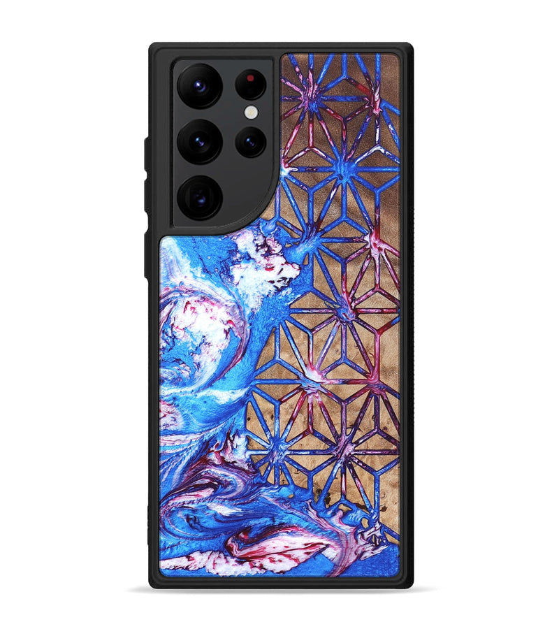 Galaxy S22 Ultra Wood Phone Case - Adriane (Merica, 820464)