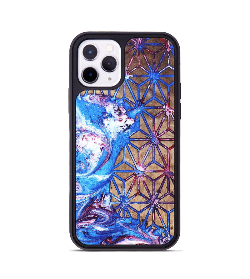 iPhone 11 Pro Wood Phone Case - Adriane (Merica, 820464)