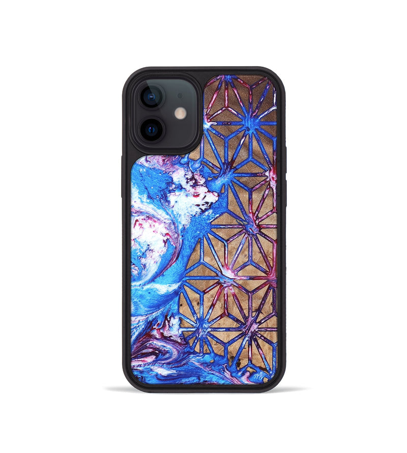 iPhone 12 mini Wood Phone Case - Adriane (Merica, 820464)