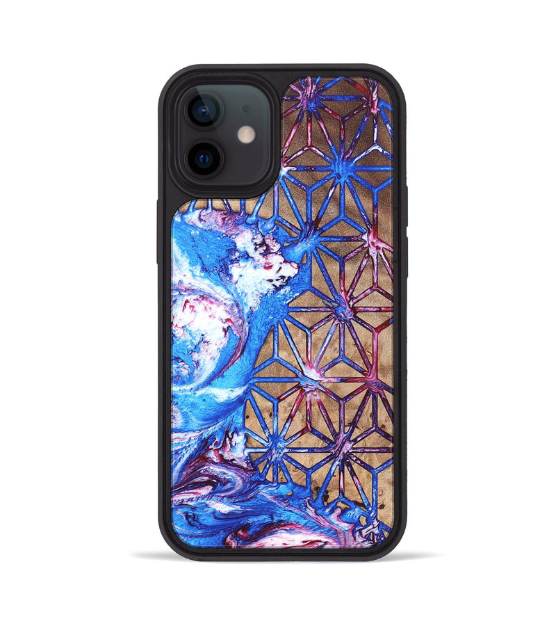 iPhone 12 Wood Phone Case - Adriane (Merica, 820464)