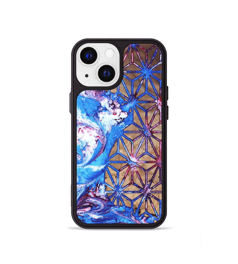 iPhone 13 mini Wood Phone Case - Adriane (Merica, 820464)