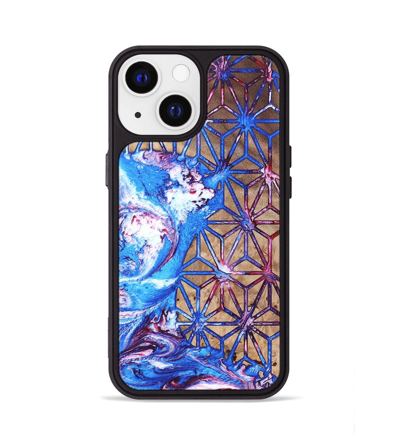 iPhone 13 Wood Phone Case - Adriane (Merica, 820464)