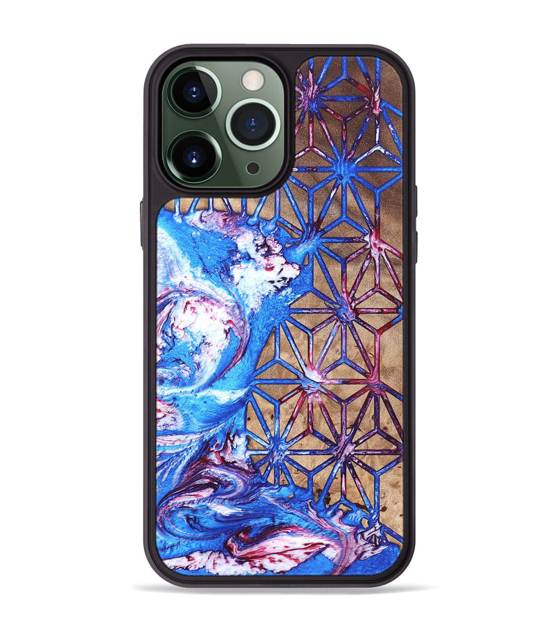 iPhone 13 Pro Max Wood Phone Case - Adriane (Merica, 820464)