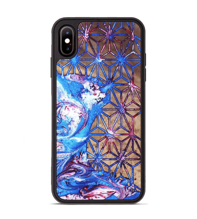 iPhone Xs Max Wood Phone Case - Adriane (Merica, 820464)