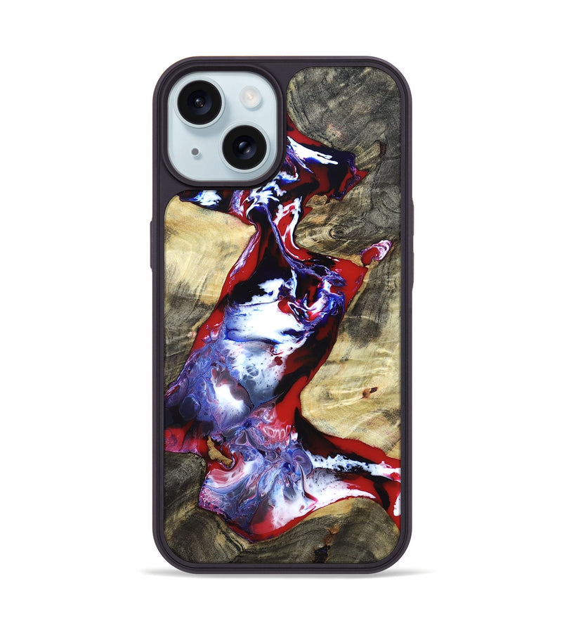 iPhone 15 Wood Phone Case - Rufus (Merica, 820465)