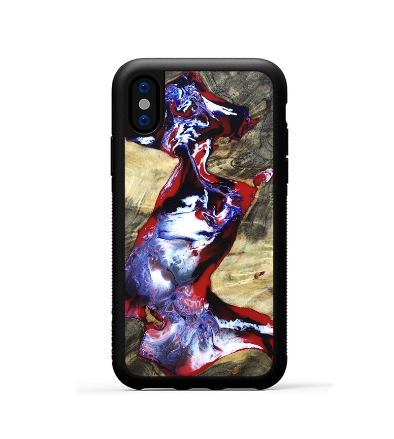 iPhone Xs Wood Phone Case - Rufus (Merica, 820465)