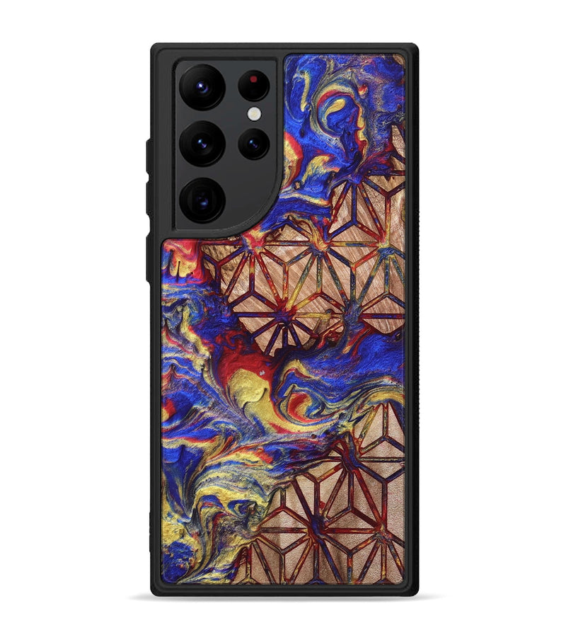 Galaxy S22 Ultra Wood Phone Case - Davion (Merica, 820467)