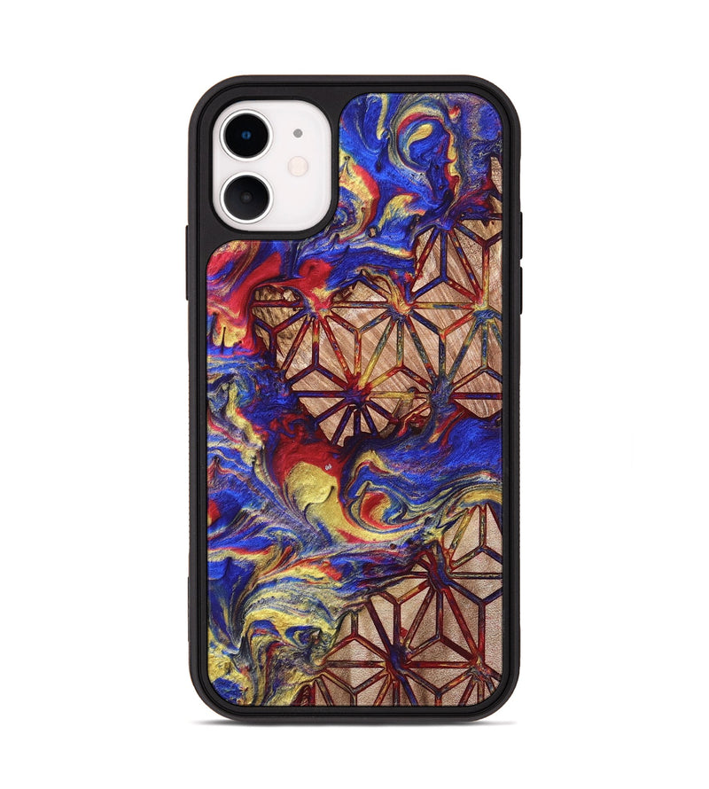 iPhone 11 Wood Phone Case - Davion (Merica, 820467)