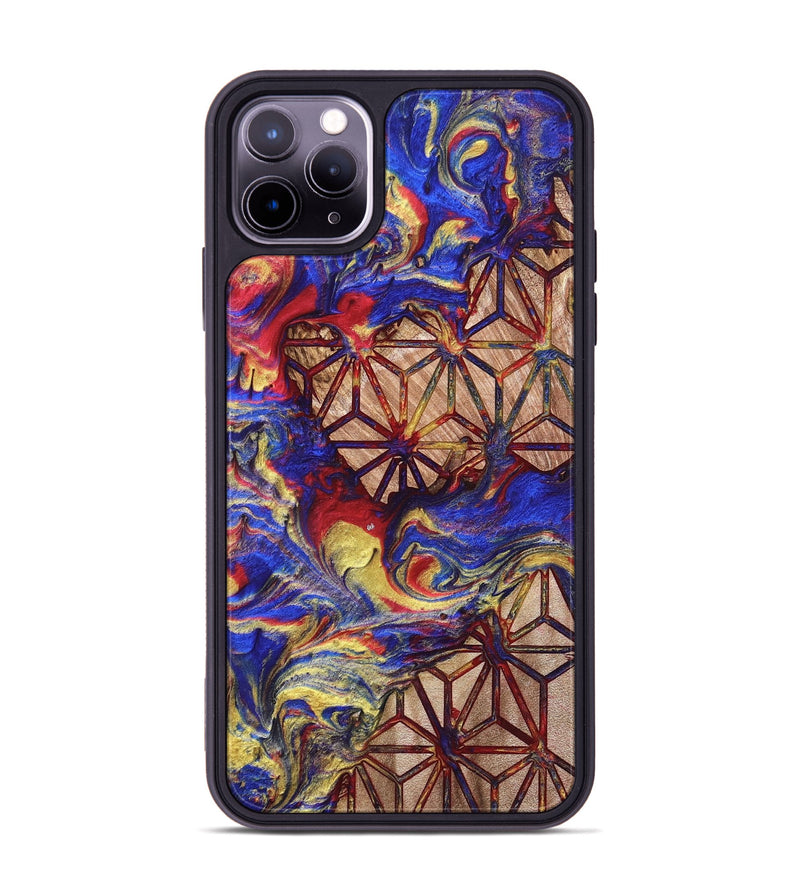 iPhone 11 Pro Max Wood Phone Case - Davion (Merica, 820467)