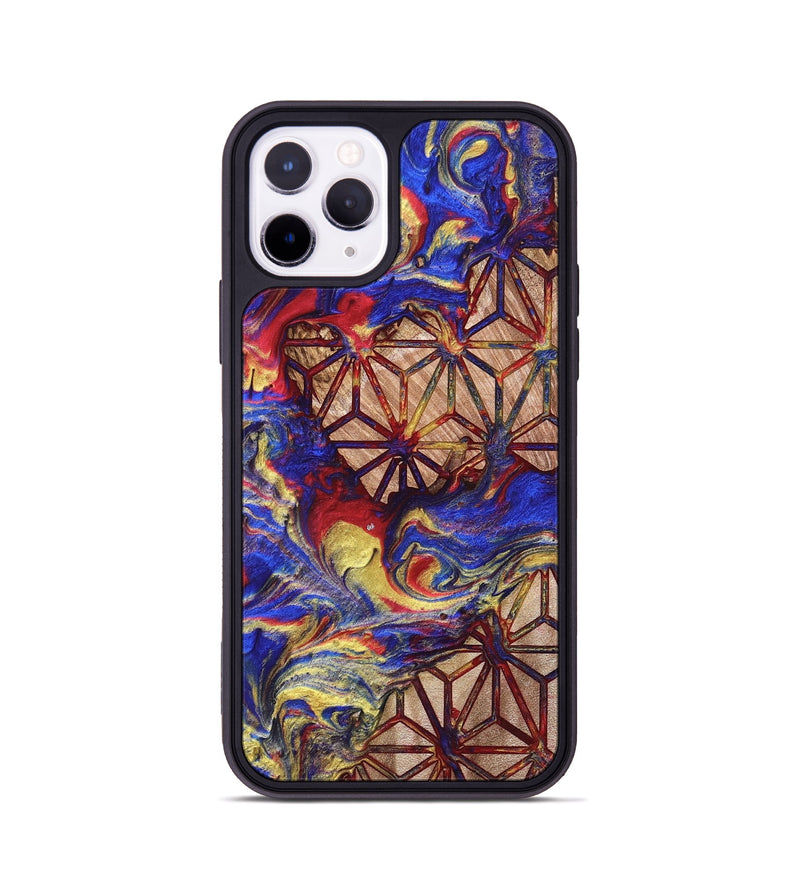 iPhone 11 Pro Wood Phone Case - Davion (Merica, 820467)