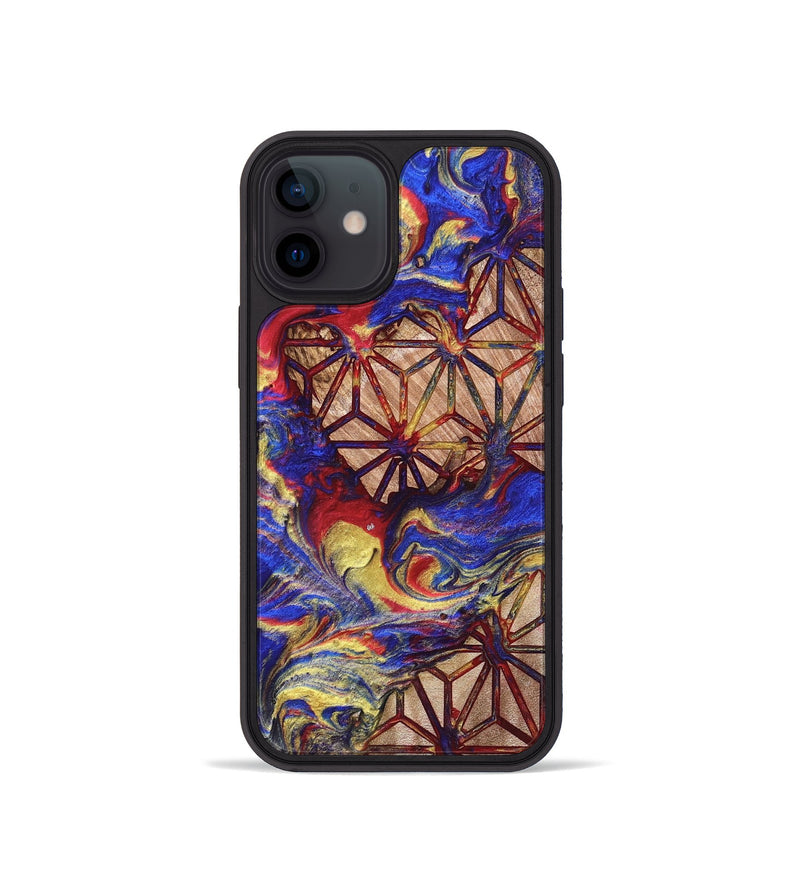iPhone 12 mini Wood Phone Case - Davion (Merica, 820467)