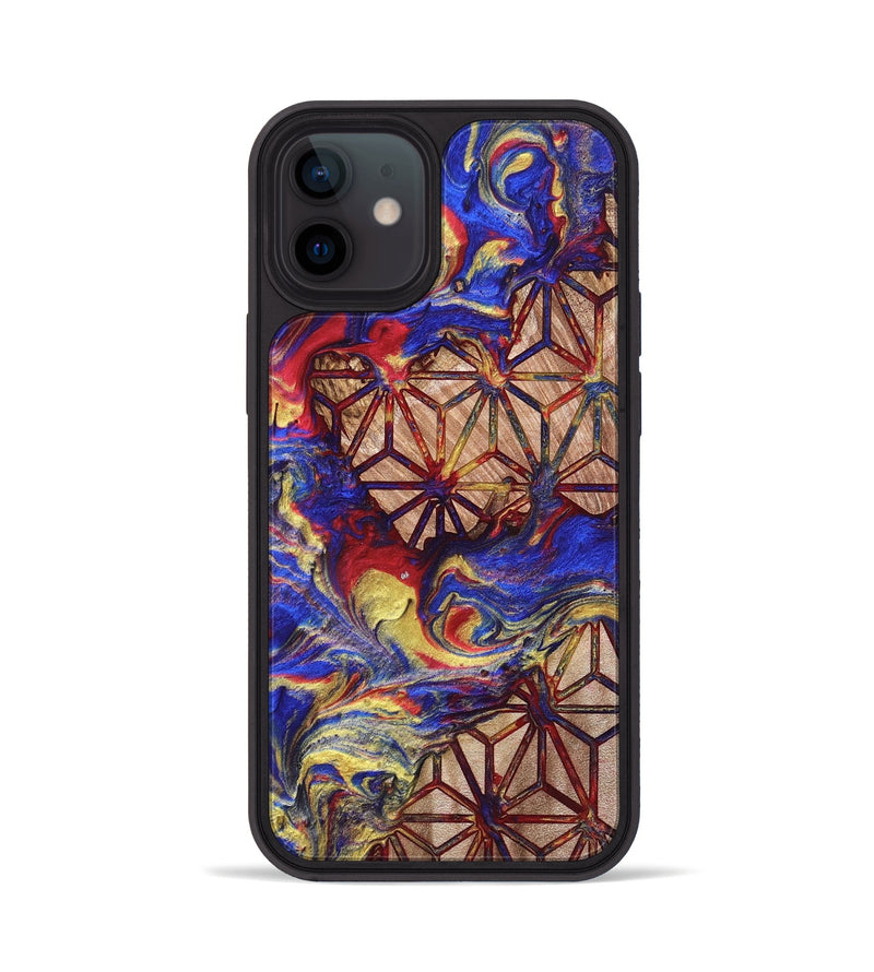 iPhone 12 Wood Phone Case - Davion (Merica, 820467)