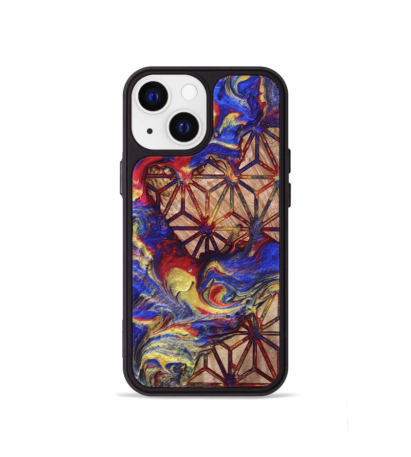 iPhone 13 mini Wood Phone Case - Davion (Merica, 820467)