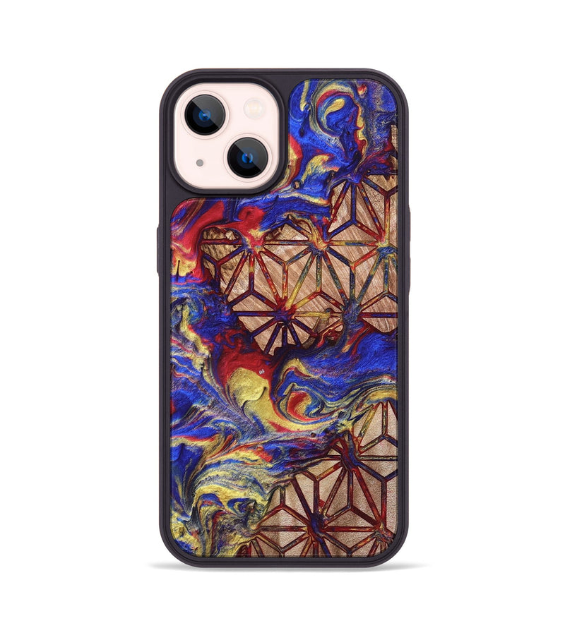 iPhone 14 Wood Phone Case - Davion (Merica, 820467)