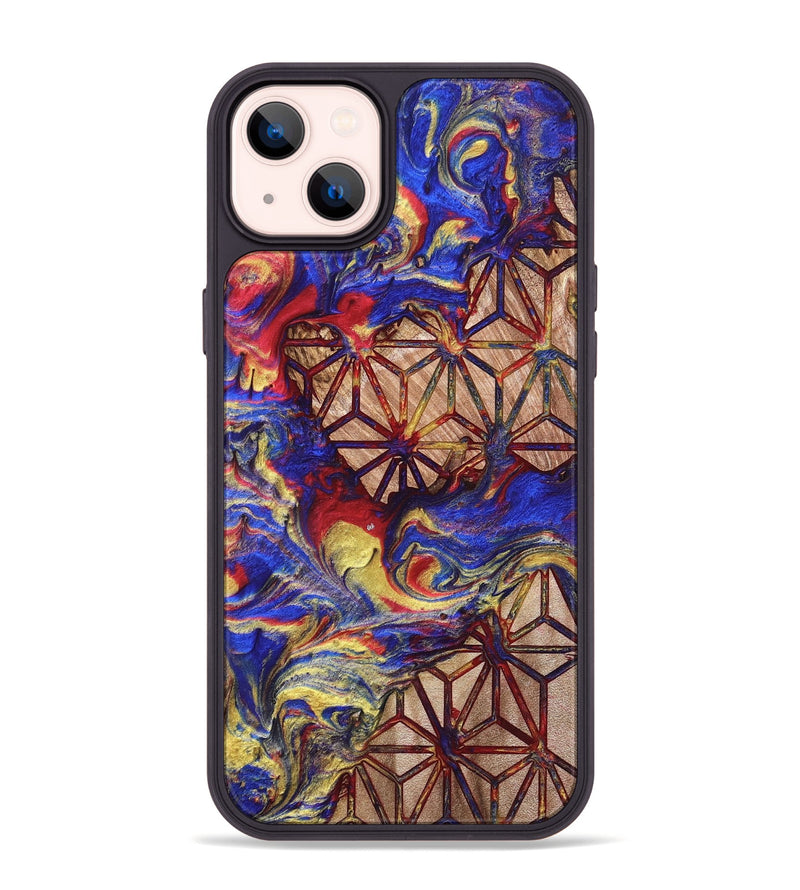 iPhone 14 Plus Wood Phone Case - Davion (Merica, 820467)