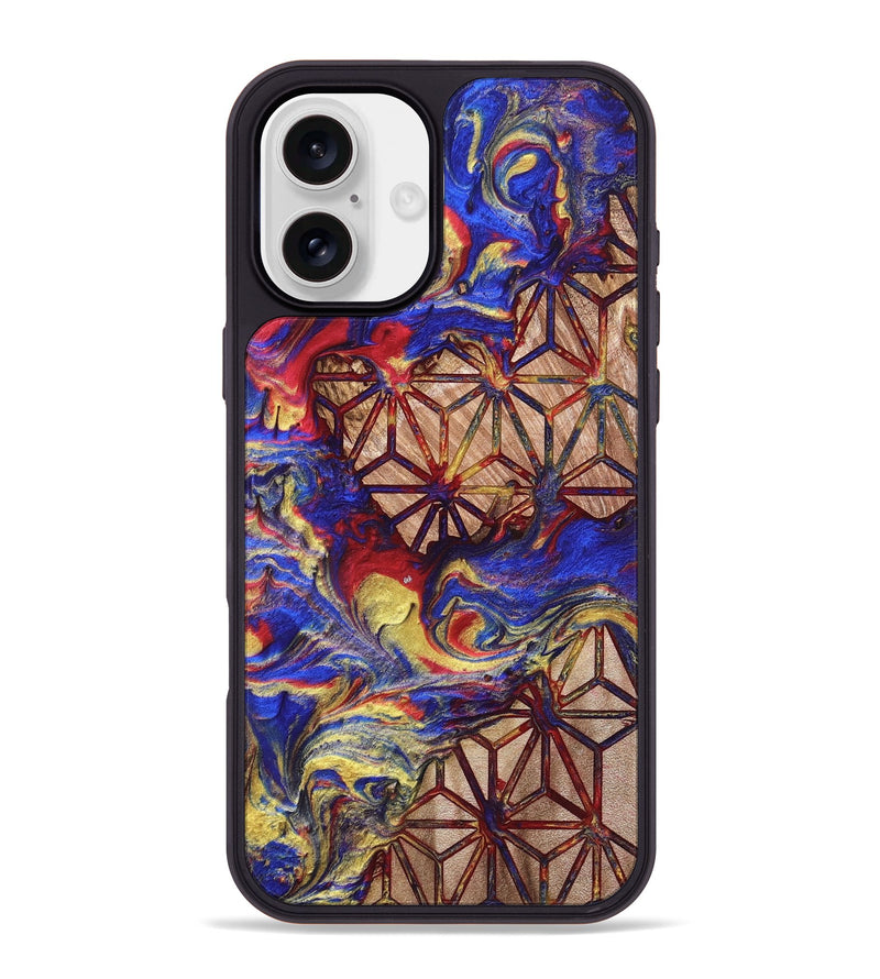 iPhone 16 Plus Wood Phone Case - Davion (Merica, 820467)