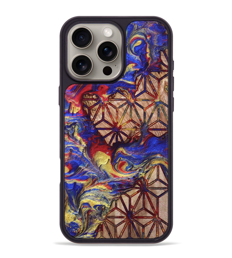 iPhone 16 Pro Max Wood Phone Case - Davion (Merica, 820467)