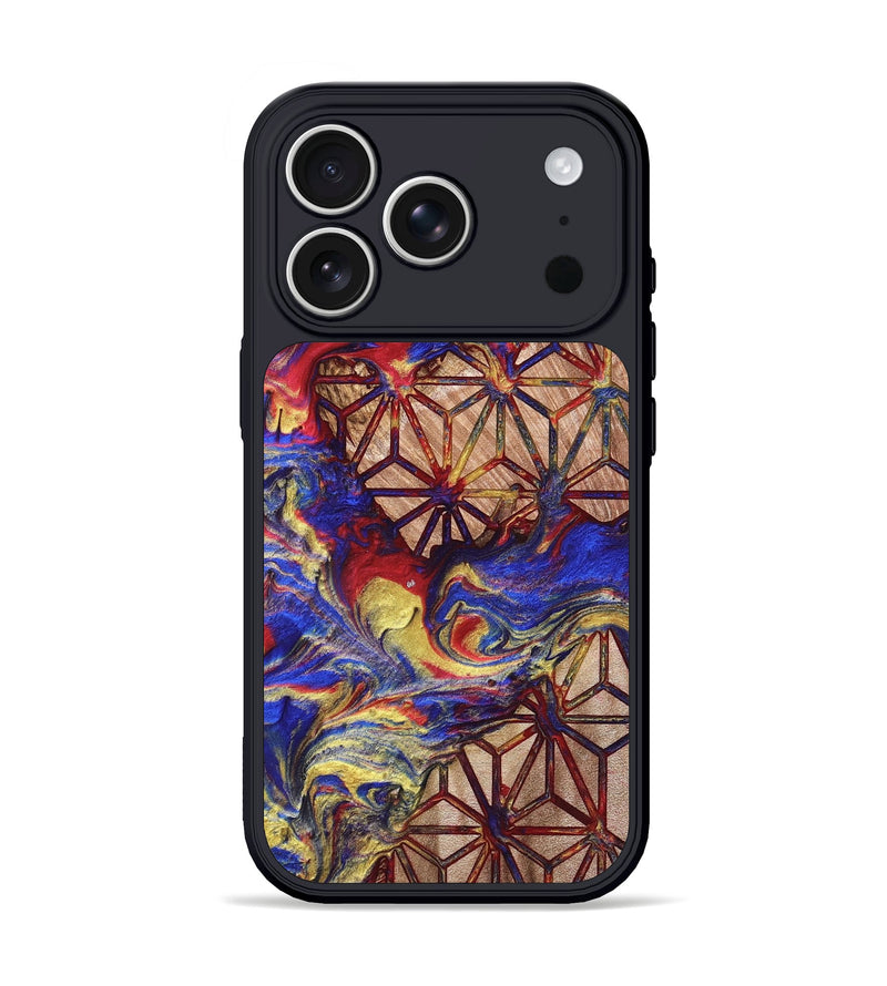 iPhone 17 Pro Wood Phone Case - Davion (Merica, 820467)