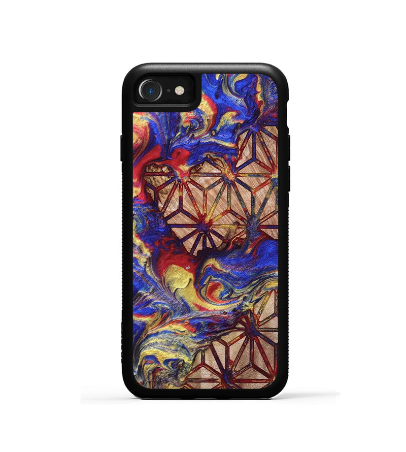 iPhone SE Wood Phone Case - Davion (Merica, 820467)